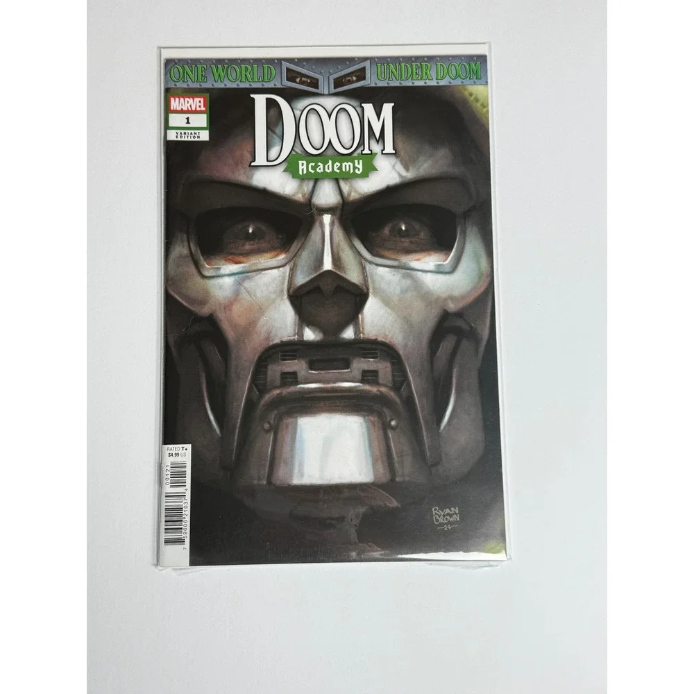 Marvel Doom Academy 1 Variant Edition Ryan Brown Cover One World Under Doom 2024
